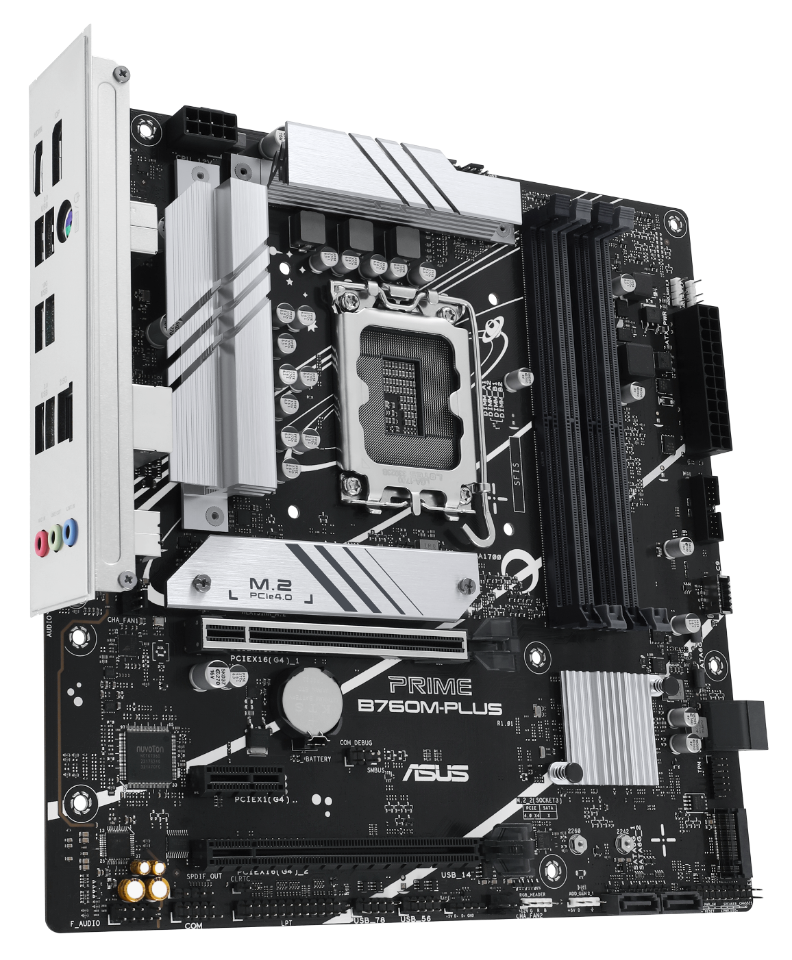 Мат. плата 1700 ASUS PRIME B760M-PLUS - зображення 4
