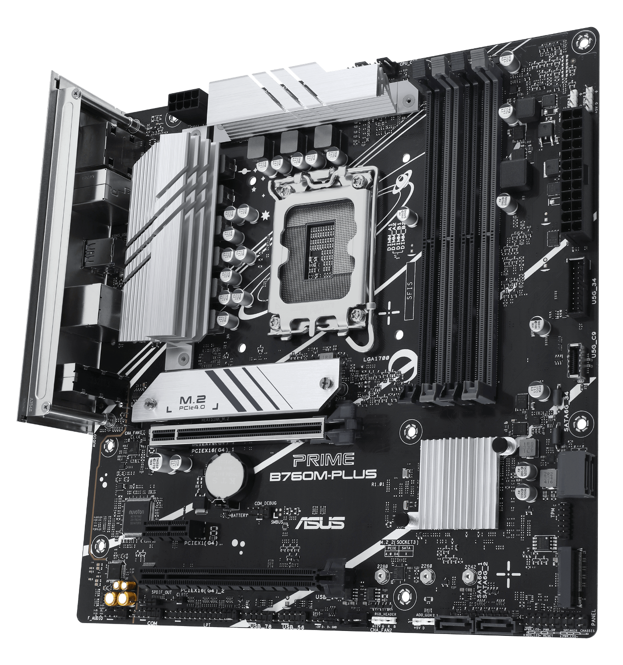 Мат. плата 1700 ASUS PRIME B760M-PLUS - зображення 2