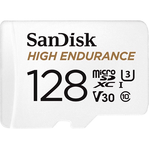 MicroSDXC 128 Gb SANDISK High Endurance UHS-I U3 V30 Class 10 - зображення 3