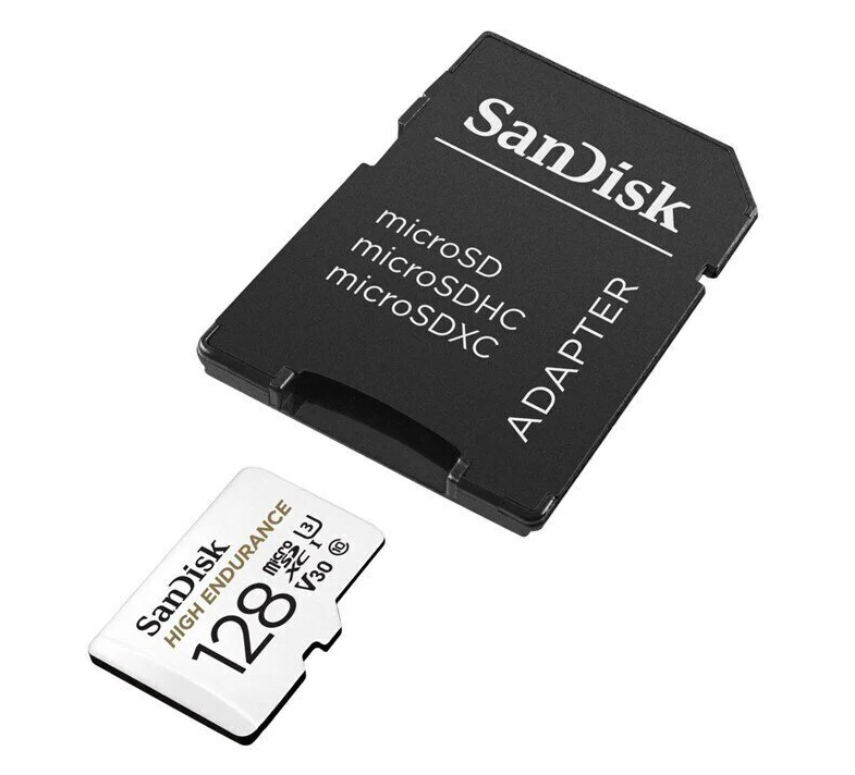 MicroSDXC 128 Gb SANDISK High Endurance UHS-I U3 V30 Class 10 - зображення 2