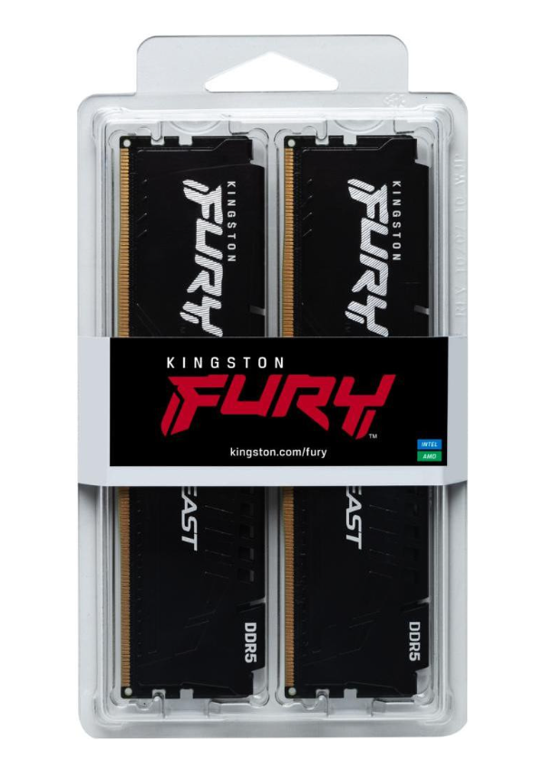 Пам'ять DDR5 RAM_64Gb (2x32Gb) 5600Mhz Kingston Fury Beast Black EXPO (KF556C36BBEK2-64) - зображення 6