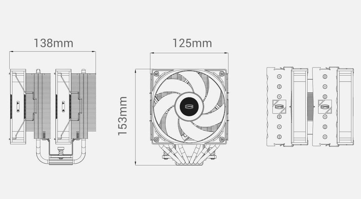 Вентилятор PcCooler RT620 PRO BK - зображення 8