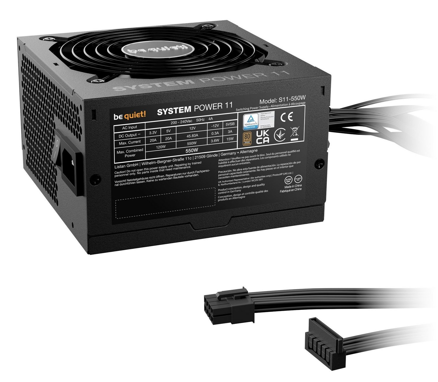 БЖ 550Вт Be quiet! System Power 11 (BP010EU) - зображення 2