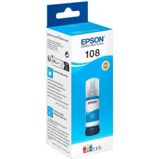 Чорнило EPSON 108 для EcoTank L8050/L18050 cyan
