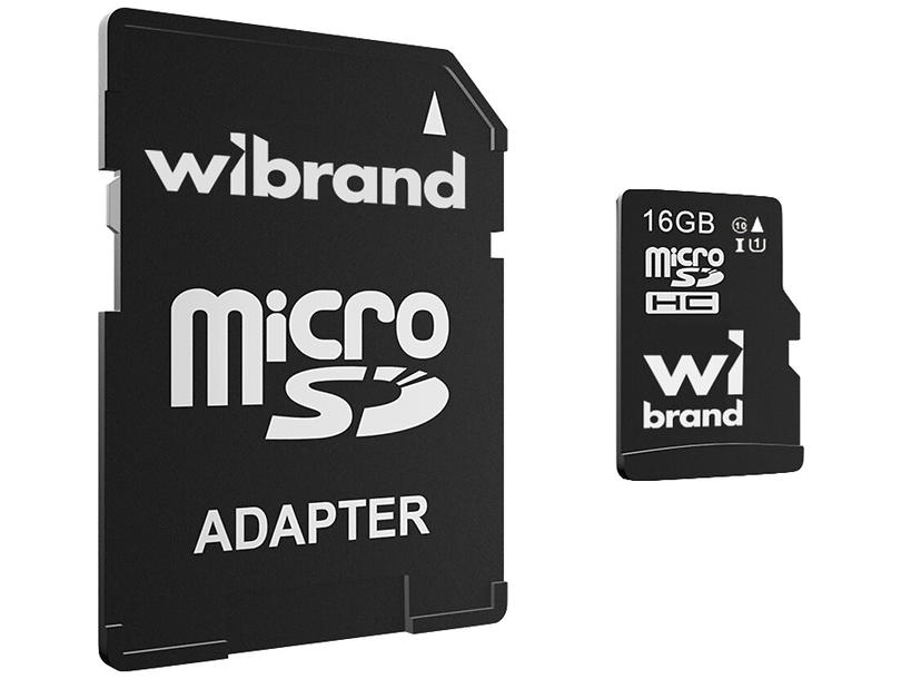 MicroSDHC 16 Gb Wibrand class 10 - зображення 1