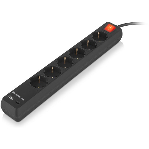 Мережевий фільтр REAL-EL RS-PROTECT 605 (EL122300041) - зображення 4