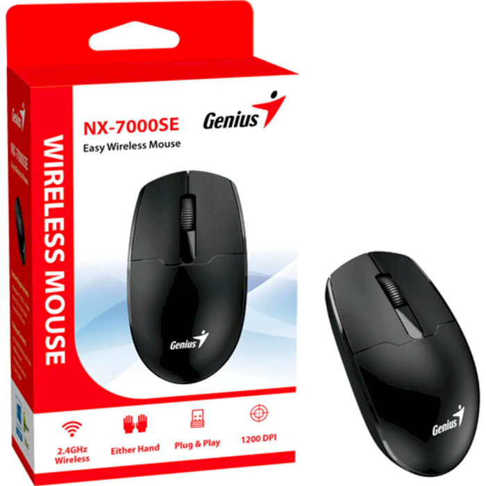Мишка Genius NX-7000SE Wireless Black - зображення 6
