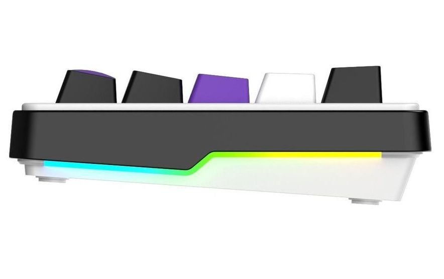 Клавіатура Hator Hellyberry HK60 Mechanical Linear RGB UA White\/Violet (HK60_wireless) - зображення 4
