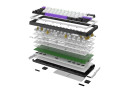 Клавіатура Hator Hellyberry HK60 Mechanical Linear RGB UA White\/Violet (HK60_wireless) - зображення 6