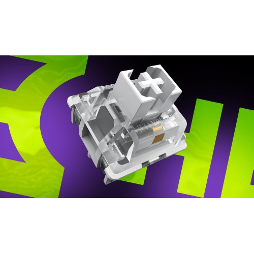 Клавіатура Hator Hellyberry HK60 Mechanical Linear RGB UA White\/Violet (HK60_wireless) - зображення 10