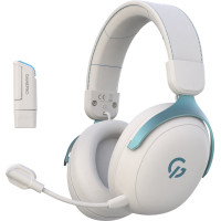 Безпровідна Bluetooth гарнітура GamePro Asgard Freya Pro White/Blue (HSW201WB)
