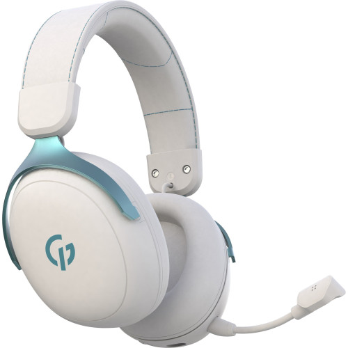 Безпровідна Bluetooth гарнітура GamePro Asgard Freya Pro White\/Blue (HSW201WB) - зображення 3