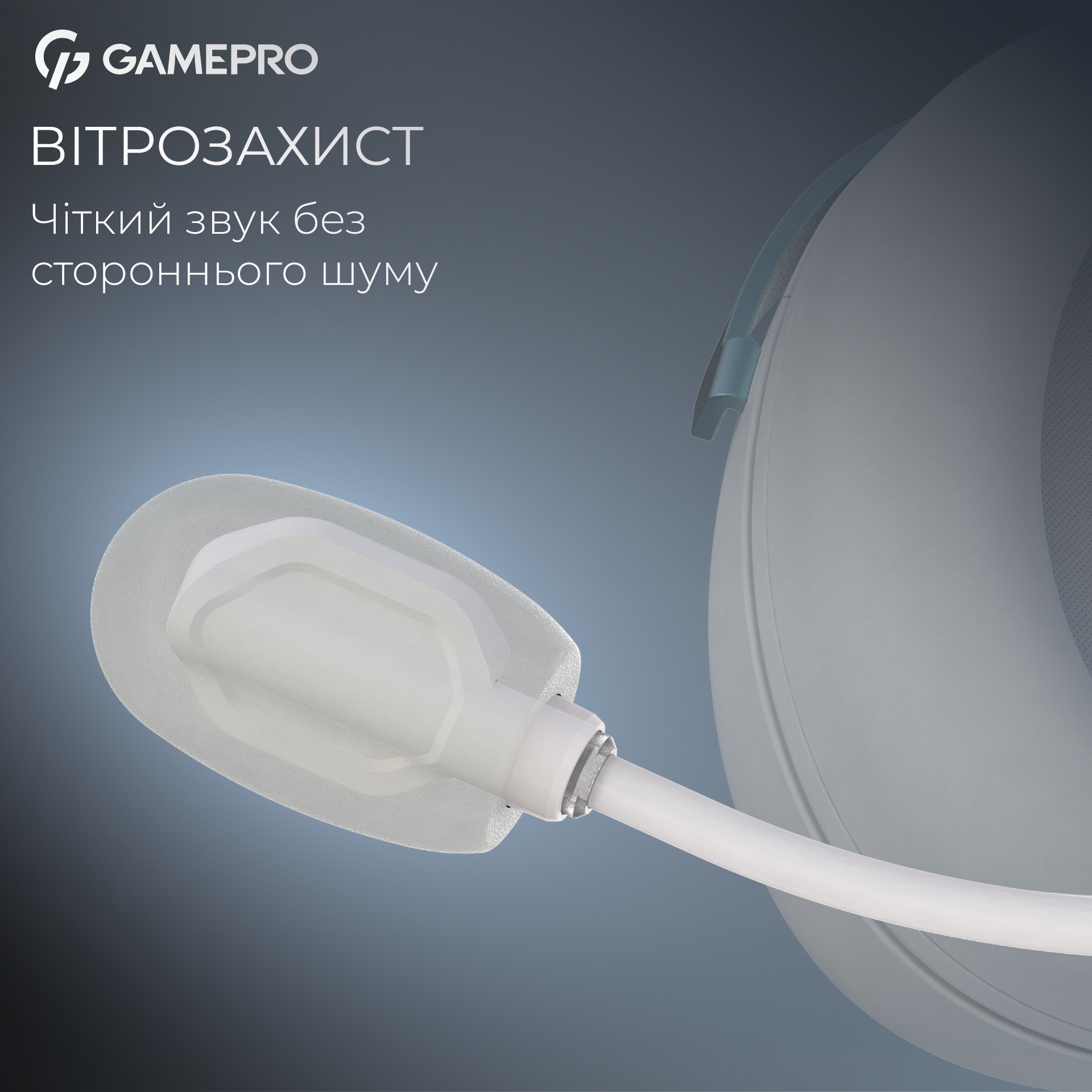 Безпровідна Bluetooth гарнітура GamePro Asgard Freya Pro White\/Blue (HSW201WB) - зображення 8
