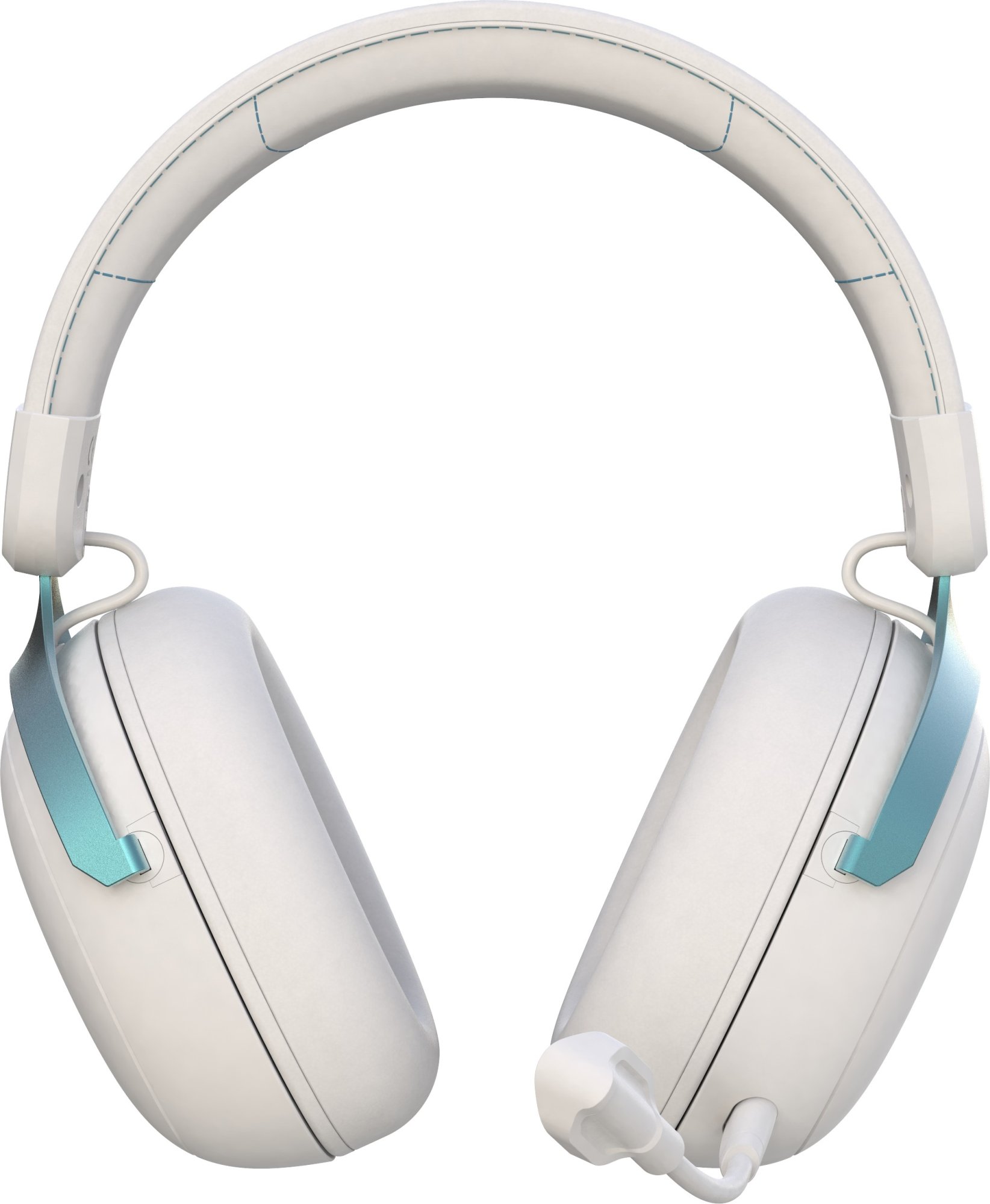 Безпровідна Bluetooth гарнітура GamePro Asgard Freya Pro White\/Blue (HSW201WB) - зображення 2