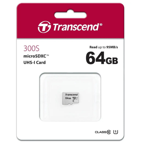MicroSDXC 64 Gb Transcend class 10 UHS-I U1 - зображення 2