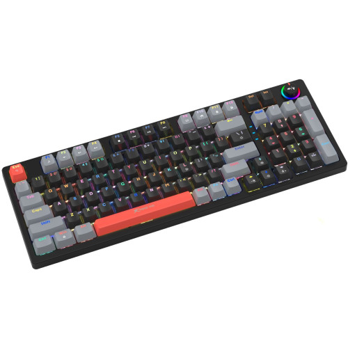 Клавіатура Xtrike ME GK-987 RGB Mechanical USB UA Black\/Grey (GK-987GGRUA) - зображення 2