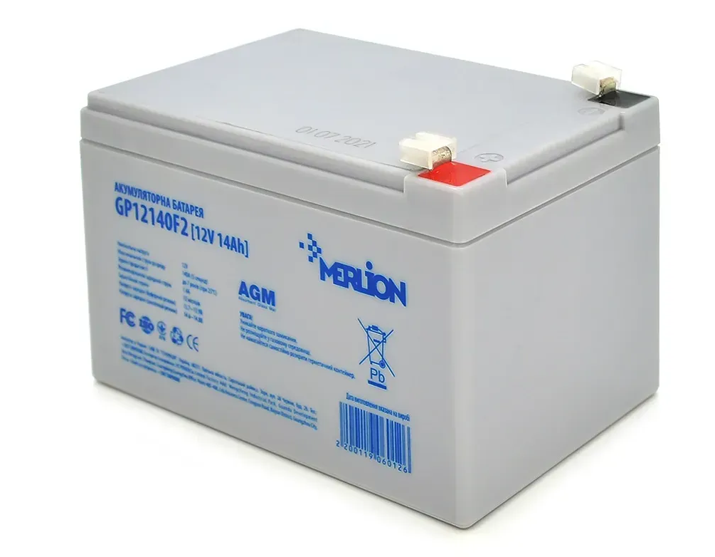 Акумуляторна батарея Merlion AGM 12V-14Ah (GP12140F2) - зображення 1