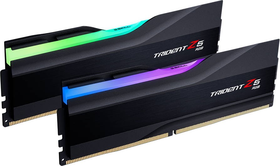 Пам'ять DDR5 RAM_32Gb (2x16Gb) 6000Mhz G.Skill Trident Z5 RGB Black (F5-6000J3238F16GX2-TZ5RK) - зображення 2