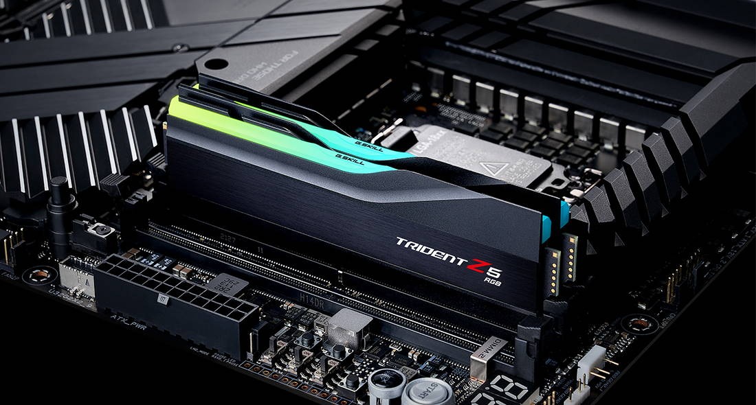 Пам'ять DDR5 RAM_32Gb (2x16Gb) 6000Mhz G.Skill Trident Z5 RGB Black (F5-6000J3238F16GX2-TZ5RK) - зображення 4