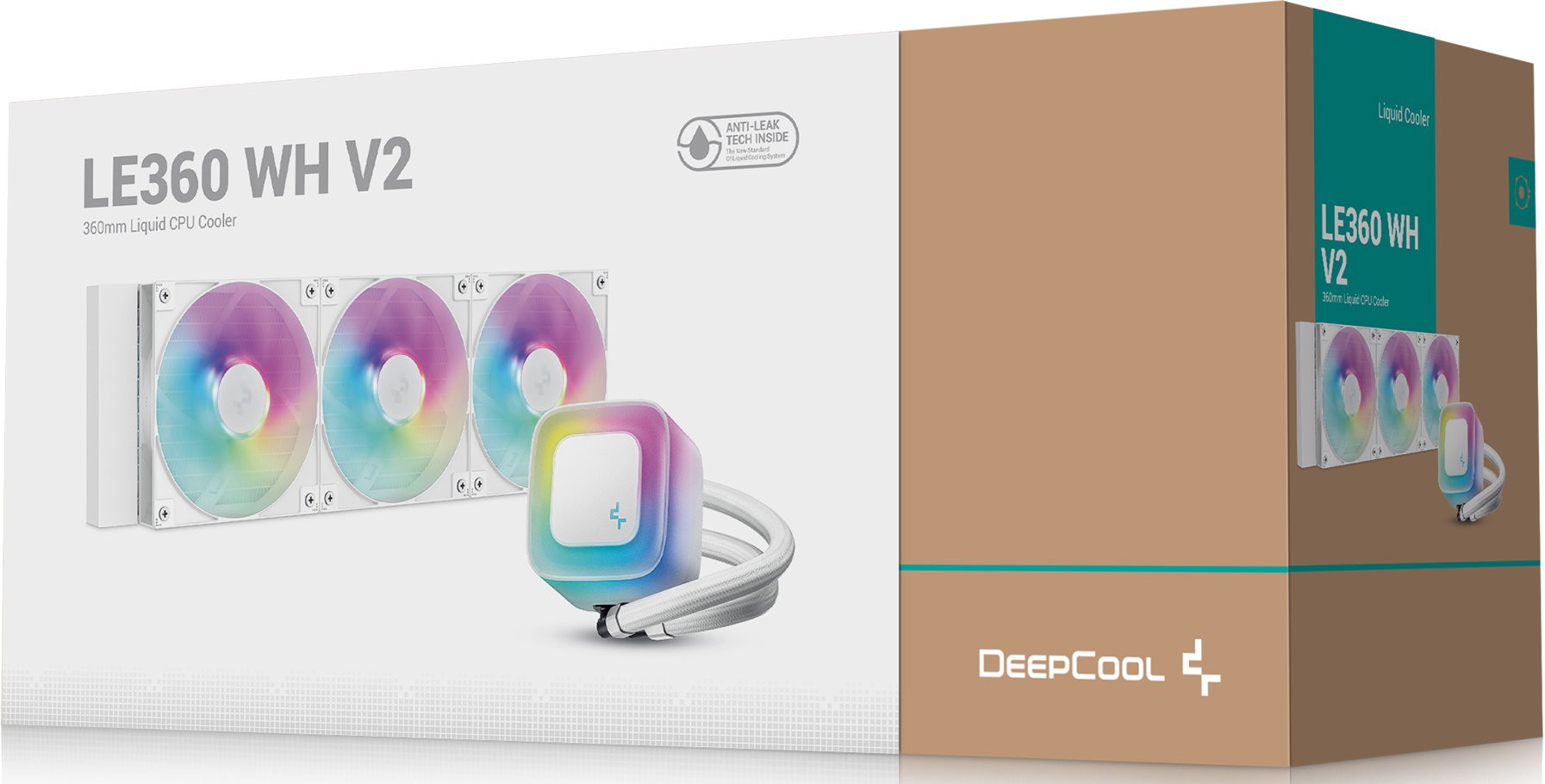 Система водяного охолодження Deepcool LE360 WH V2 - зображення 6