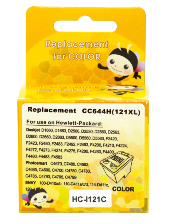 Картридж HP DJ No.121XL Color D2563\/F4283 від MicroJet - зображення 1