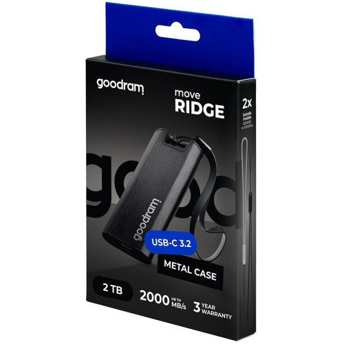 Зовнішній накопичувач SSD 1TB Goodram Move Ridge (SSDR-GMRE-01T-K0) - зображення 3