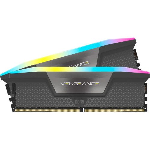 Пам'ять DDR5 RAM_32Gb (2x16Gb) 5600Mhz Corsair Vengeance RGB Black (CMH32GX5M2B5600Z36K) - зображення 2