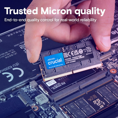 Пам'ять SoDIMM DDR5 32 Gb 4800 MHz Crucial - зображення 2