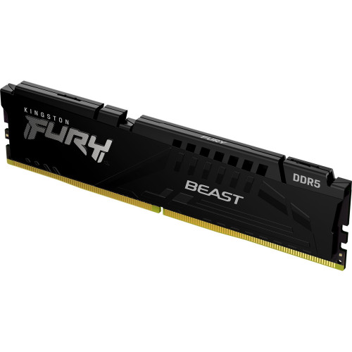 Пам'ять DDR5 RAM_64Gb (1x64Gb) 5600Mhz Kingston Fury Beast Black (KF556C36BBE-64) - зображення 2
