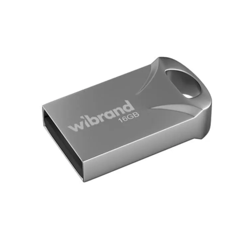 Флеш пам'ять USB 16Gb Wibrand Hawk Silver USB 2.0 - зображення 1