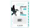 Флеш пам'ять USB 16Gb Wibrand Hawk Silver USB 2.0 - зображення 3
