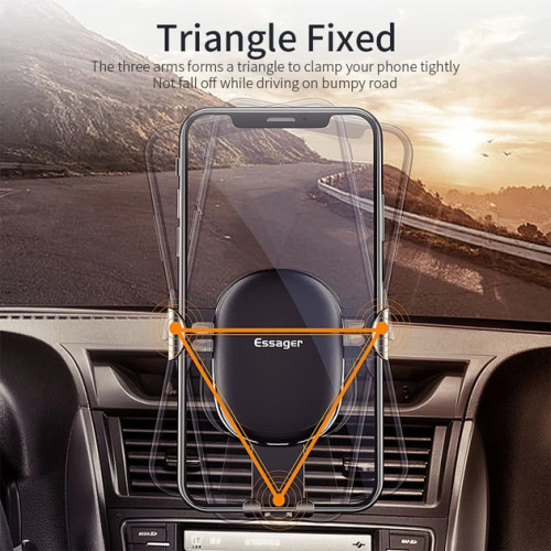 Авто-кріплення Essager MoJack Gravity Car Phone Holder - зображення 4