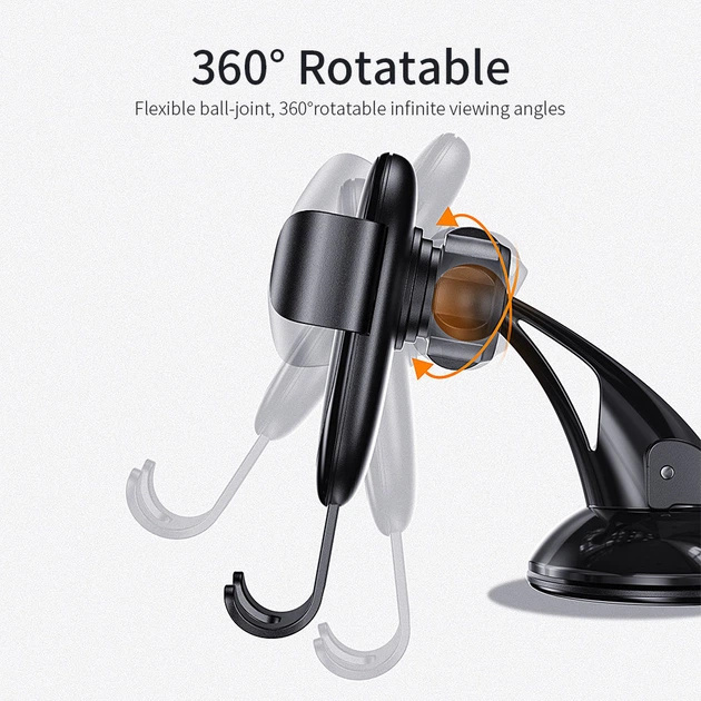 Авто-кріплення Essager MoJack Gravity Car Phone Holder - зображення 6
