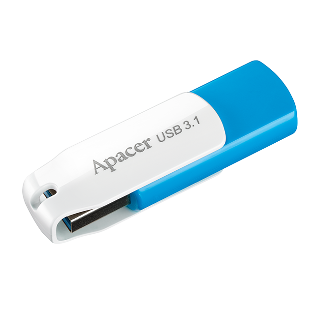 Флеш пам'ять USB 64 Gb Apacer AH357 Blue USB3.1 - зображення 3