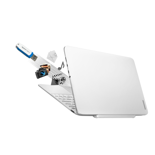 Флеш пам'ять USB 64 Gb Apacer AH357 Blue USB3.1 - зображення 4