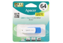 Флеш пам'ять USB 64 Gb Apacer AH357 Blue USB3.1 - зображення 5