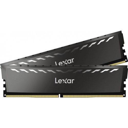 Пам'ять DDR4 RAM_16Gb (2x8Gb) 3200Mhz Lexar Thor Dark Gray (LD4BU008G-R3200GDXG) - зображення 1