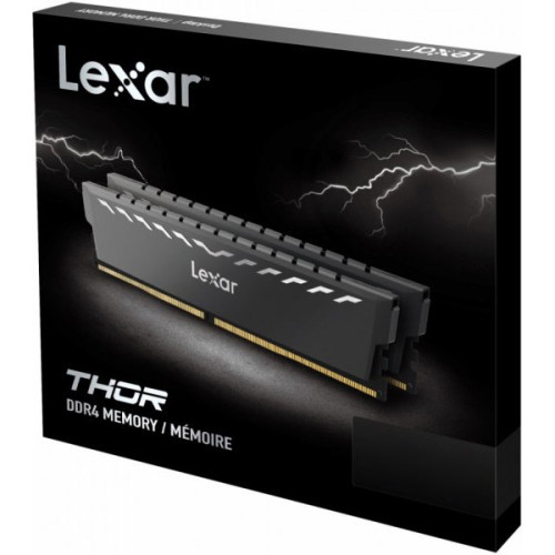 Пам'ять DDR4 RAM_16Gb (2x8Gb) 3200Mhz Lexar Thor Dark Gray (LD4BU008G-R3200GDXG) - зображення 3