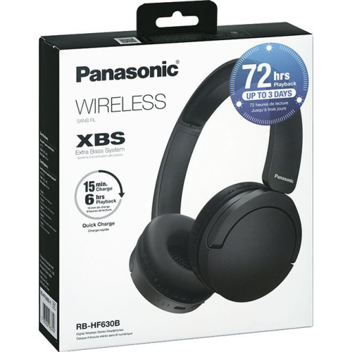 Безпровідна Bluetooth гарнітура Panasonic RB-HF630B Black - зображення 10