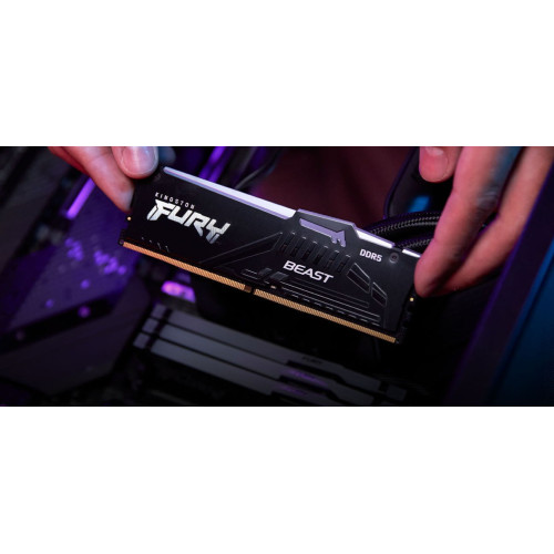 Пам'ять DDR5 RAM_32Gb (2x16Gb) 6000Mhz Kingston Fury Beast RGB EXPO Black (KF560C36BBE2AK2-32) - зображення 5