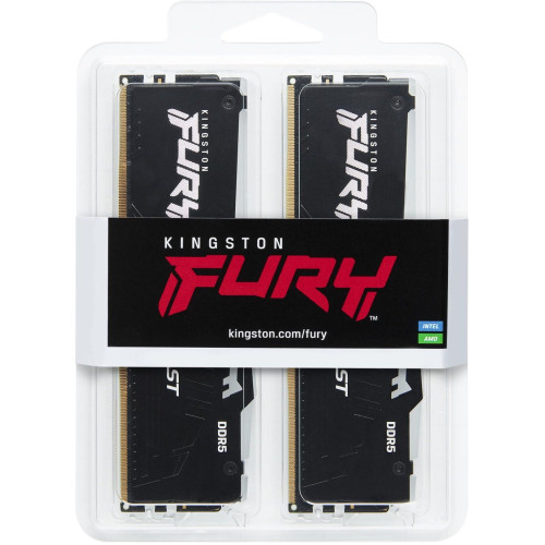 Пам'ять DDR5 RAM_32Gb (2x16Gb) 6000Mhz Kingston Fury Beast RGB EXPO Black (KF560C36BBE2AK2-32) - зображення 3