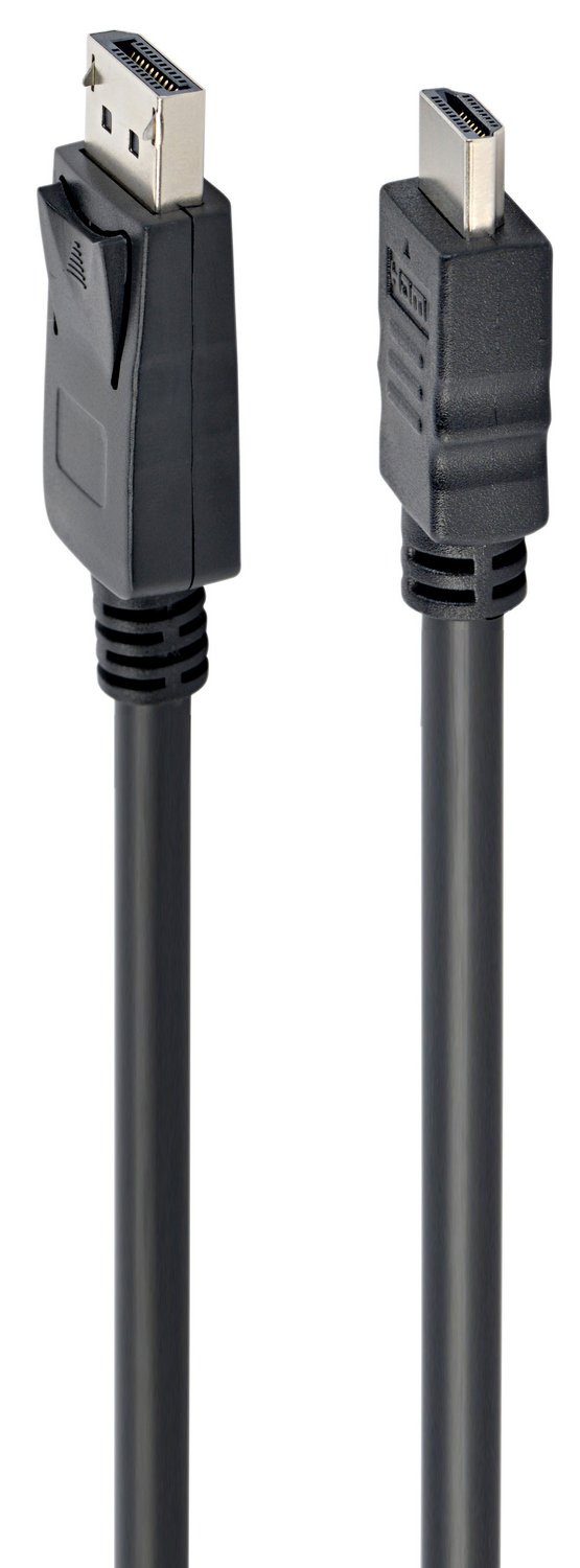 Кабель DisplayPort to HDMI, 10.0 м, Cablexpert (CC-DP-HDMI-10M) - зображення 1