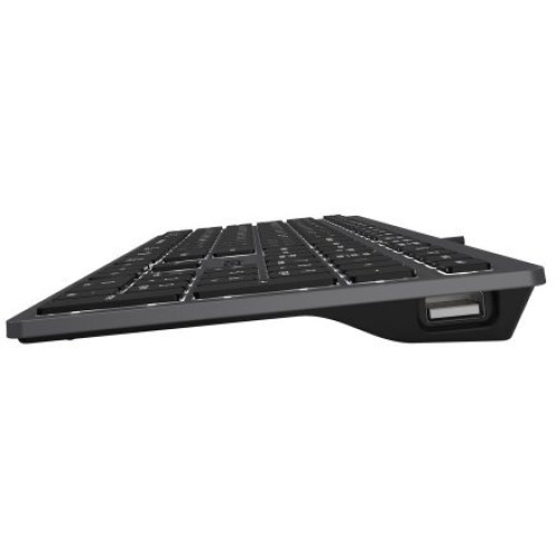 Клавіатура A4-Tech FX60H USB Grey White backlit - зображення 3