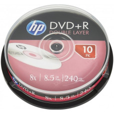 Диск DVD+R DL 8.5Gb 8x HP (69309/DRE00060-3)