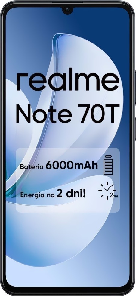 Смартфон Realme Note 70T 4\/256G Black - зображення 4