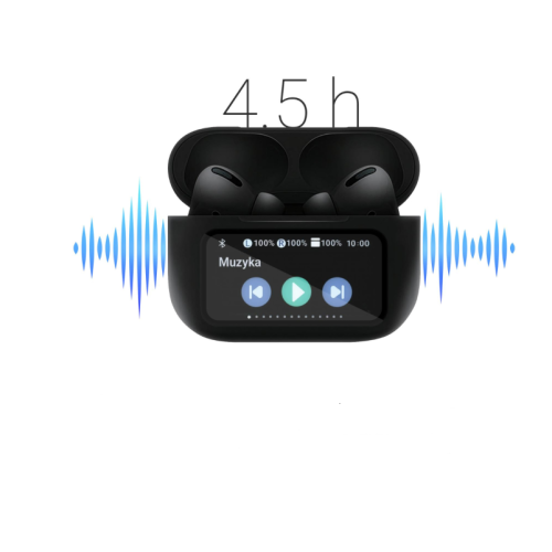 Безпровідна Bluetooth гарнітура Silver Monkey Smart Buds Plus, TWS, ANC (SMA318) - зображення 4