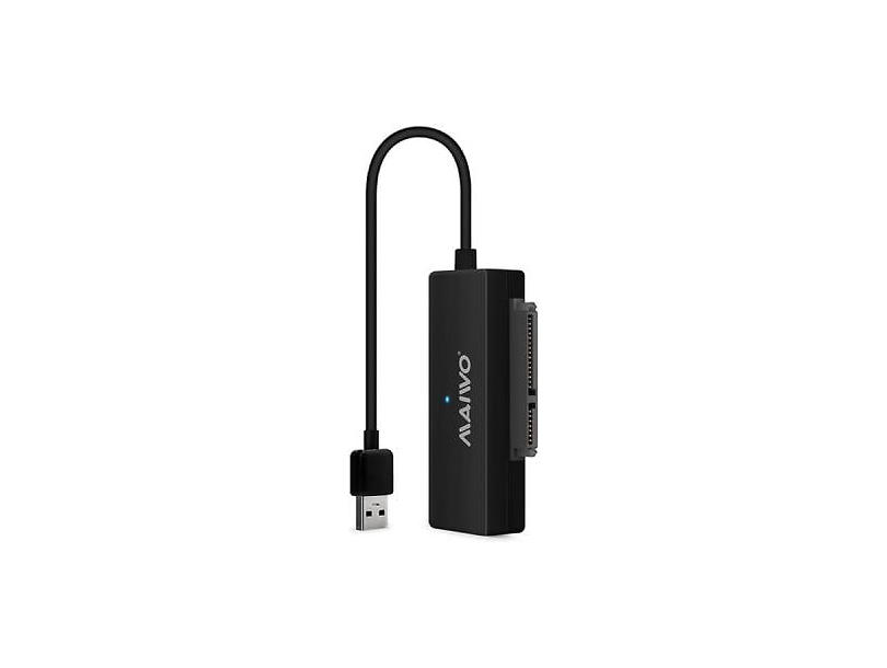 Конвертор USB3.0 to HDD SATA 2,5\/3,5\/5,25\/SSD, PA 2V\/2A black - зображення 2