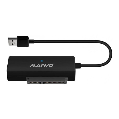 Конвертор USB3.0 to HDD SATA 2,5\/3,5\/5,25\/SSD, PA 2V\/2A black - зображення 4