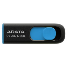 Флеш пам'ять USB 32 Gb ADATA UV128 black-blue USB 3.0