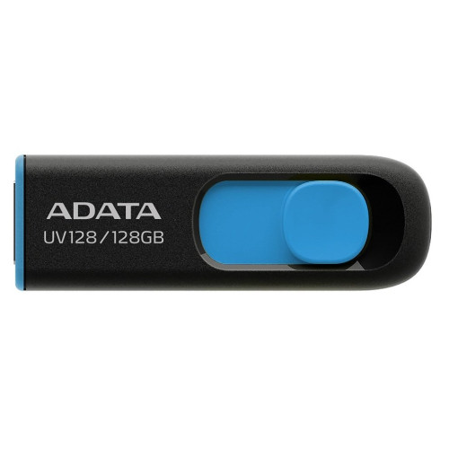 Флеш пам'ять USB 32 Gb ADATA UV128 black-blue USB 3.0 - зображення 1